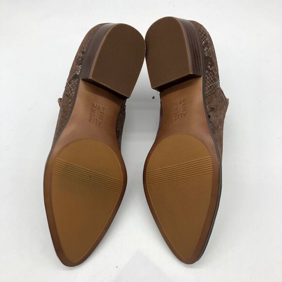Naturalizer Women's Belinda Chestnut Snake Loafer Brown 8.5 M New - Picture 5 of 7